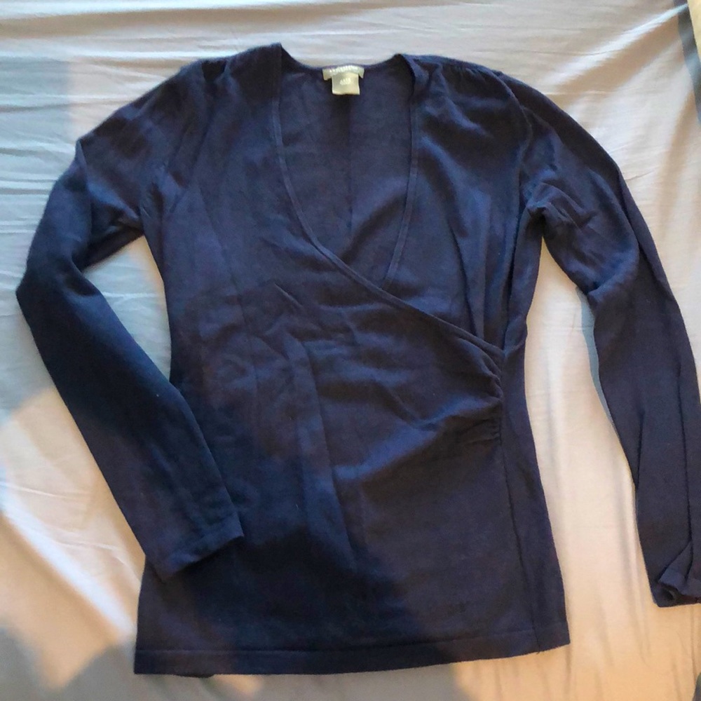Ann Taylor petites wrap top